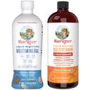 MaryRuth’s Nighttime Multimineral (Coconut, 32oz) & Multivitamin Liquid + Hair Growth (Peach Mango, 30oz) | Clean Label Project Verified® | Bedtime Routine & Beauty | Sugar-Free, Vegan, Gluten-Free
