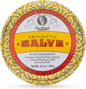 Rawleigh Antiseptic Salve Iconic Yellow Big Tin: 4.5 oz, Natural, Multi-Purpose Ointment Soothes Skin Cuts, Bruises, Irritacións, con Turpentina, Phenol, Aceite de algodón, Fórmula orixinal - Pack de 1