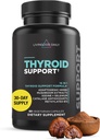Livingood Daily Thyroid støtte Supplement, 16-i-1 Wellness blanding med Adaptogene urter, jodin, magnesium og selenium, Thyroid støtte for kvinner og menn, vegetariske kapsler, Glutenfri, 60 greve