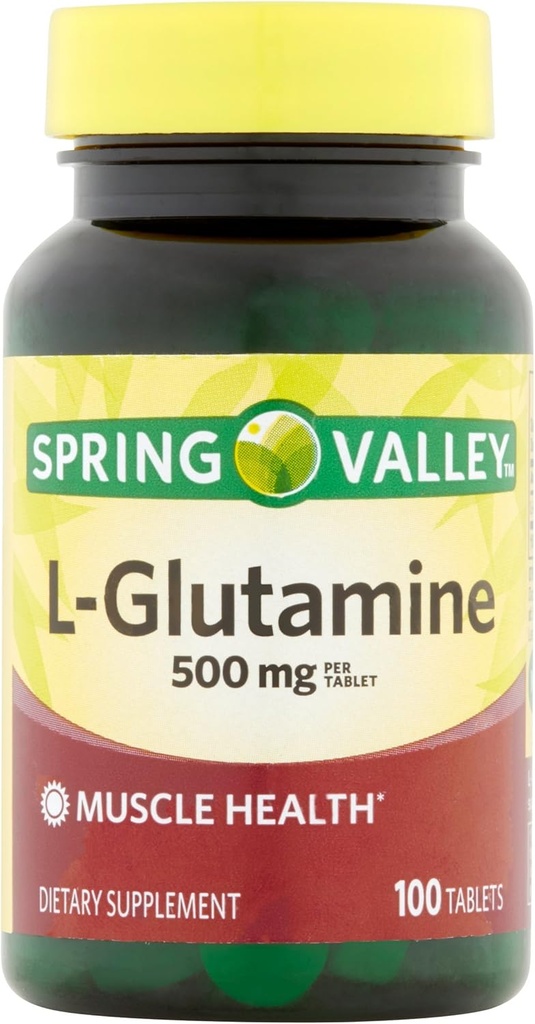 Spring Valley - L- Glutamin 500 mg, 100 tabletta