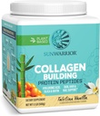 Vegan Collagen Protein Powder Plant-based | Hyaluronic Acid Minerals Biotin Soy Free Dairy Free Gluten Free NON-GMO | Vanilla 20 Servings | Collagen Building Peptides by Sunwarrior