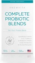Blend completo probiótico: 5-in-1 enzimas dixestivos, zinc, postbióticos, prebióticos e probióticos para mulleres e homes, Provitalización para mulleres Digestive & Gut Health | 10 Strains 20 Billion CFU, 60ct Softgels