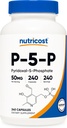 Nutricost P5P Vitamin B6 dodatek 50mg, 240 Kapsule (Pyridoxal-5-Fosfat) - vegetarijansko prijazno, ne-GMO, Gluten prost