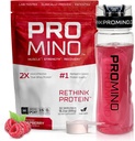 Promino® Essential Amino Acid Muscle Drink – 2X bolj učinkovito kot Whey – NSF Certified for Sport – Sugar-free recovery gorivo – Raspberry, 30 Servings
