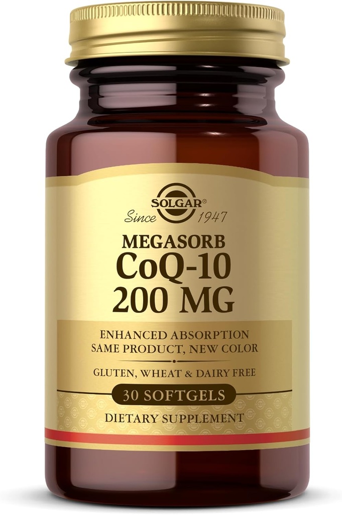 Solgar MegasOrb CoQ-10 200 mg - 30 Softgels-Enhanced Absorpsi