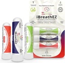 iBreathEZ Nasal Sinus Inhaler Kit Formulated by ENT Surgeons with Essential Oils for Energy, Stress, Decongesting & Ψυχρό ή Αλλεργία Relief (3 Pack)