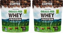 Opportuniteas Grass Fed Coffee Whey Protein Isolate Powder - 27g Protein Powder brez umetnih sladil, 60mg kofein, Hormon-free krave - 5lb