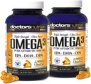 (Pack of 2) Wild Omega 3 Fish Oil DPA Suplemento 2,900 Milligrams, EPA-DPA-DHA, SoftGels