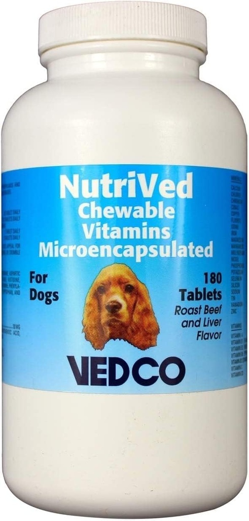 Vedco NutriVed kauwtabletten voor honden 180 tabletten