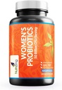 NutriZing Womens Probiotic for Gut Health - 50 bilhões de UFC - Prebióticos e Probióticos para Mulheres Saúde Digestiva & pH Balance - Lactobacillus Reuteri & Rhamnosus Suplementos - Suporte vaginal