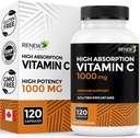 RENEW ACTIVES Maximum Strength C-vitamiini 1000MG per annos ... Antioksidantti ja immuuni Booster kokonaisterveyteen, luut, hampaat ja gums...
