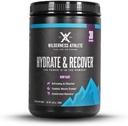 Wilderness Athlete - Hydrate & Recover 124; Liquid Hidration Powder Electrolite Drink Mix - Recorover Faster with Bcaas - Hydrate Powder with 1000mg of Vitamin C - 30 Serving Tub (Berry Blast)