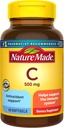 Nature Made Vitamin C 500 mg, Dietary Suplemen untuk Dukungan Imune, 60 Softgels, Supply 60 Hari