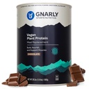 Gnarly Nutrition Vegan Plant Protein – Chocolate Vegan Protein Powder, NSF Sport Certified – Meal Replacement, Daily Nutritional Boost – Lactose Free Powder – Chocolate, 28.2 oz