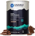 Gnarly Nutrition Vegan Plant Protein – Chocolate Vegan Protein Powder, NSF Sport Certified – Meal replacementment, Daily Nutritional Boost – Lactose Free Powder – Chocolate, 28.2 oz
