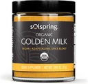 Dr. Mercola Solspring Organic Golden Milk Herbal Supplement, 2.64 Oz. (75 г), Vegan Spice Blend with Turmeric & Ginger, Non GMO, Gluten Free, Soy Free, USDA Organic