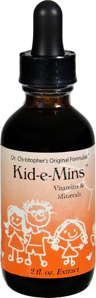 Витамины и минералы Dr. Christopher's Kid-e-Mins Orange - 2 fl oz