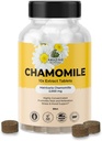 Amazing Botanicals Orgaaniline kummeli ekstrakt tabletid - Matricaria Chamomilla Taimepõhine täiendus - 10x Extract 2000 MG Iga - soodustab lõõgastust - 30 tabletti