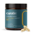 Curalin Blood Sugar Complex: 9 Herb Blend Cinnamon Bitter Melon Gymnema for Glucose Metabolism & Energy Support – Busy Workers & Senior Adults – Stress Lifestyle & Healthy Aging – 2 Trials, 180 Caps