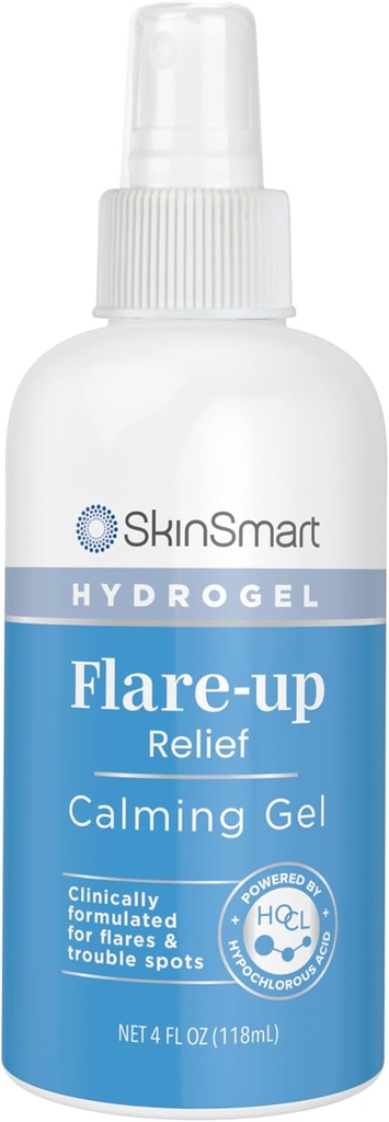 SkinSmart Flare-up Rilievo Idrogel calmante, protegge la pelle sensibile del prurito secco e le macchie di problemi, 4 oz