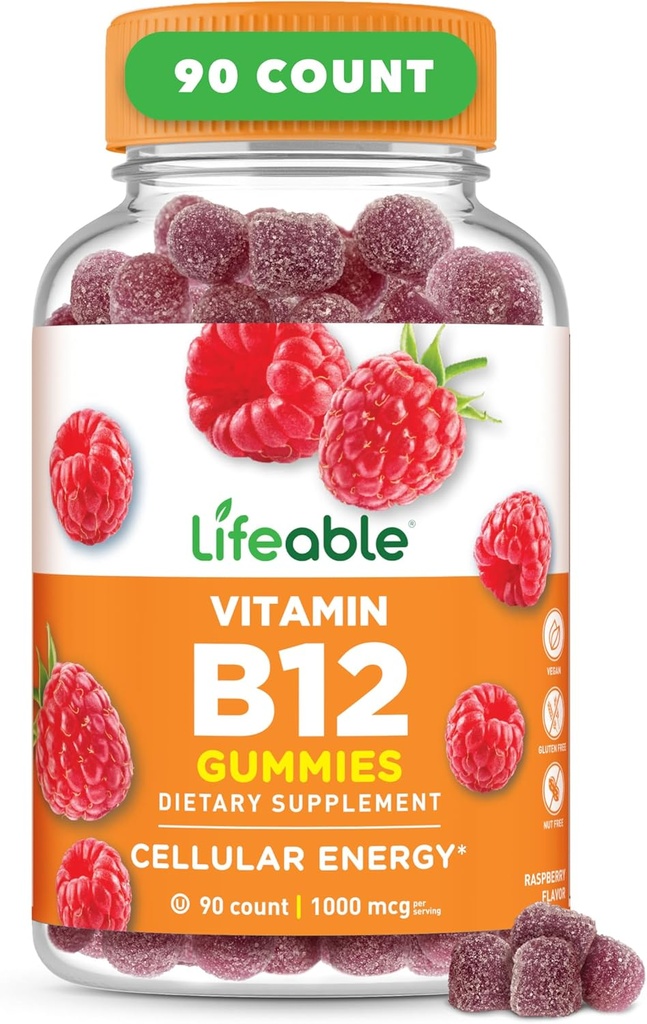 Vitamina viata B12 Gumiile pentru adulti 1000 mcg 