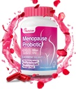 Suplemen Menopause - 120 Milyar CFU Women 's Programtes for PH Balance - All-Natural Propoles for Hot Flashes, Night Sweats, Mood Swings & Hormone Balance - 60 Capsules