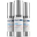 Eye Serum (15ml) Begipeko tratamendua zirkulu ilunetarako, Crow's Feet & Bags - Serum larru mota guztietarako - Anti-Aging under-eye Cream - Murriztu Puffiness - Egunez eta gauez erabiltzeko - 3 PACK