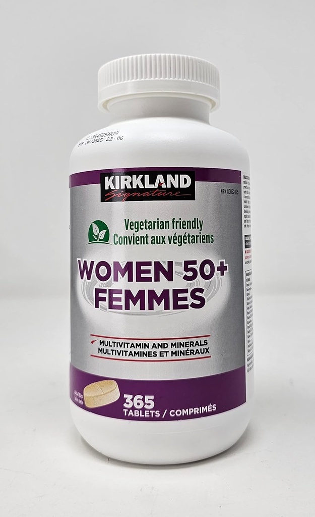 Kirkland 签名 女性 50+ 多维他明, 365块牌匾