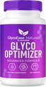 Glycoease Glyco Optimizer - Glycoease Pills, All- Natural Dietary Suplemen, Advanced Formula Glycogen Dukungan, Glycoeas Ease Review (60 Capsules)