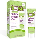 Boogie Salline Nasal Gel, feito com Aloe e Isotonic Saline, Acalma e Hidratas Nariz seco ou irritado, sem cheiro, pacote de 1