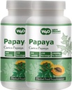 Papaya Leaf Ekstraktları (Tatlar) - 300 Pills, 150 Xidmət, 1000 mq, Supports Platelet Immunity & Digestion* (Paket 2)