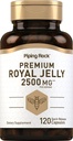 Piping Rock Royal Jelly Capsules 2500 mg 124; 120 Count 124; Non- GMO, Gluten Free Suplemen
