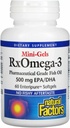 Natural Factors - Rxx Omega-3 Factors Mini-Gels, EPA 350mg, DHA 140mg, Support Cardiovascular Health, 60 Soft Gels