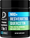 NAD.+ Supplemento - Combinato a Resveratrolo, Quercetina, Berberina, Fisetin, TMG e semi di Uva - 60 capsule