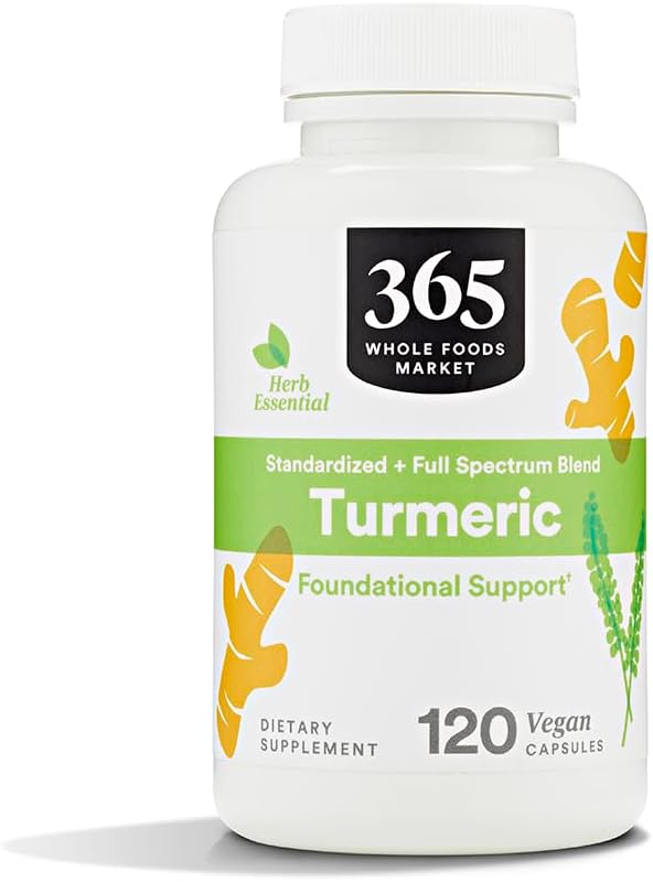 365 oleh Whole Foods Market, Turmeric, 120 Count