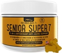 iHeartDogs Senior Super 7 Daily Dog Multivitamine - 7-in-1 Vitamina pentru câini susține anti-Aging cu antioxidanți, Probiotice, Coama lui Lion, Turcia Coada, & Ashwagandha pentru longevitate & Cognitive Boost