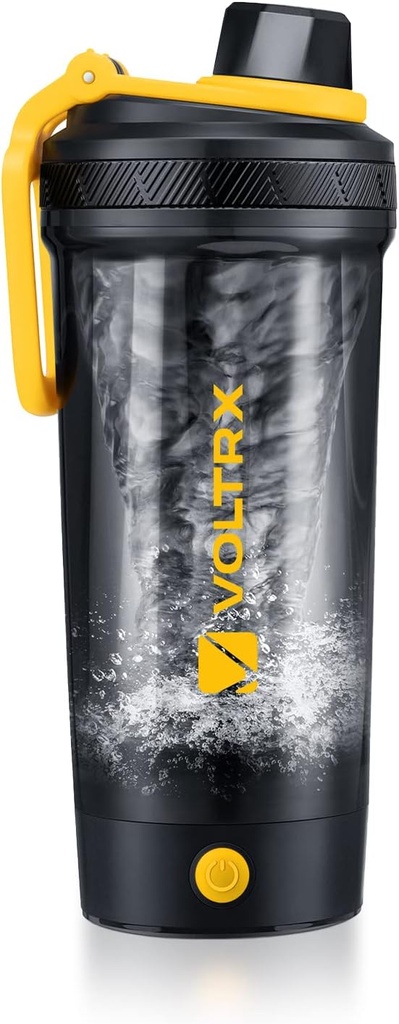 VOLTRX Shaker steklenica, galij USB C polnilni električni mešalnik za stresanje proteinov, Shaker skodelice za stresanje beljakovin in obrokov, BPA brezplačno, izdelan s Tritan, 24oz