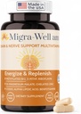 Migra-Well AM: Bioavailable 무기물 & 산화 방지제를 가진 매일 메틸을 섞는 Multivitamin는 여자와 남자를 위한 뇌 & Nerve Heath를 - 철 없이 (60의 캡슐) 지원합니다