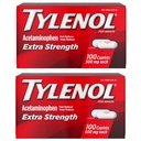 Tylenol Extra Strength Pain Reliever and Fever Reducer Caplets, 500 mg Acetaminophen, Pain Relief Pills for Headache, Backache, Toothache and Minor Arthritis Pain Relief, 200 Count