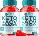 (2 팩) Keto Genesis ACV Gummies 고급 Gummies 1000mg, Genesis Keto + ACV 무게 관리 Gummies Apple Cider Vinegar Genesis Dietary Supplement Genesis Gummies 리뷰 (120 Gummies)