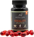 Krill สีน้ํามันสําหรับสุนัข - สําคัญโดย Alpha Dog daily – ลด altergies สุนัข, Itchines, & Cheding – การส่งเสริมสุขภาพผิวและเสื้อ