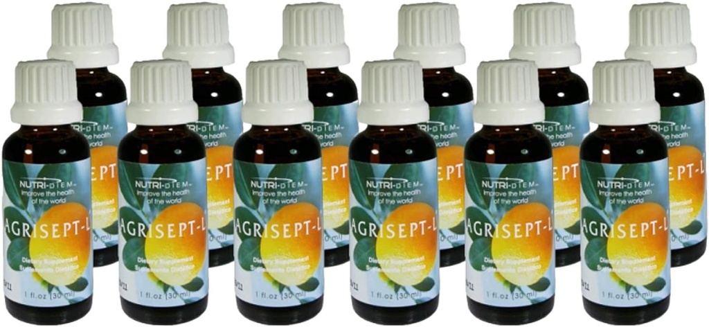 Agrisept - L Antioksidant 30ml (1 oz) 12 botol oleh Nutri- Diem Inc.