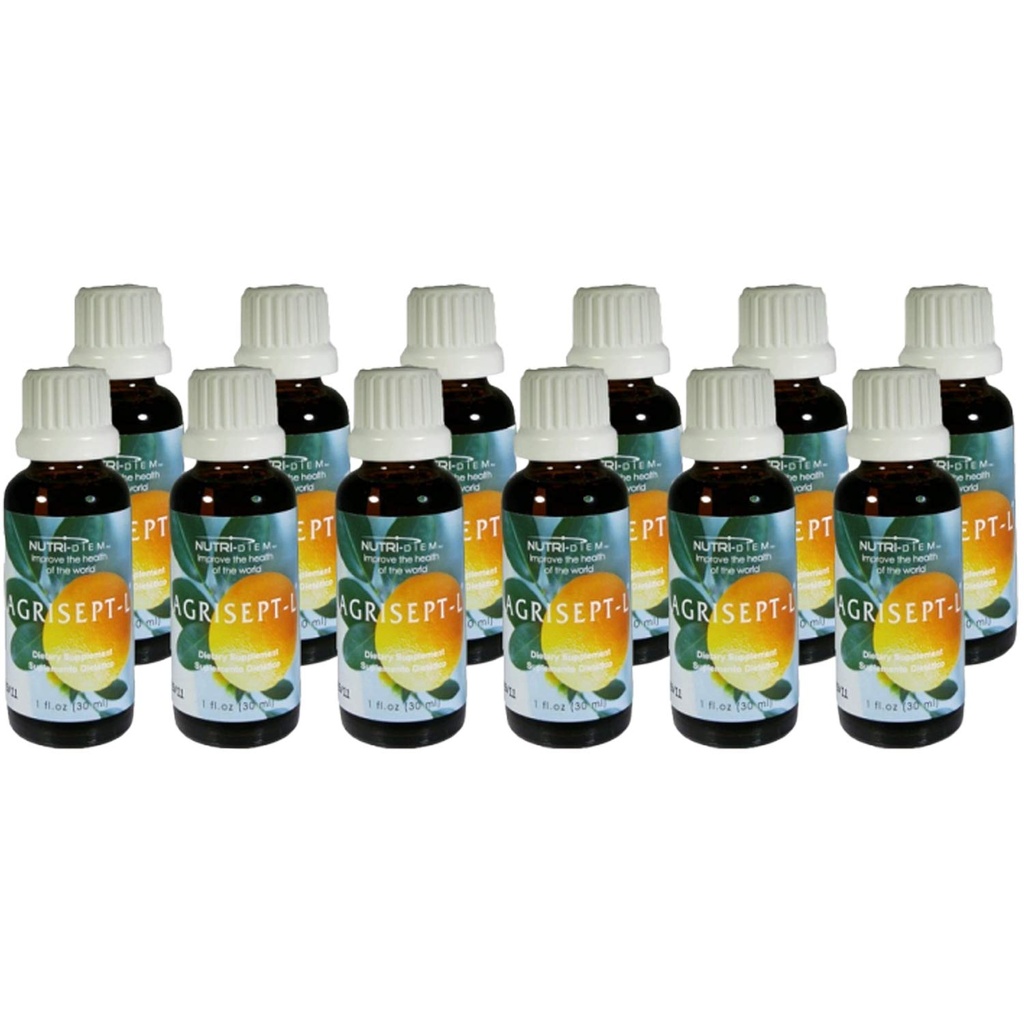 Agrisept - L Antioxidant 30ml (1 oz) 12 bottles by Nutri-Diem Inc.