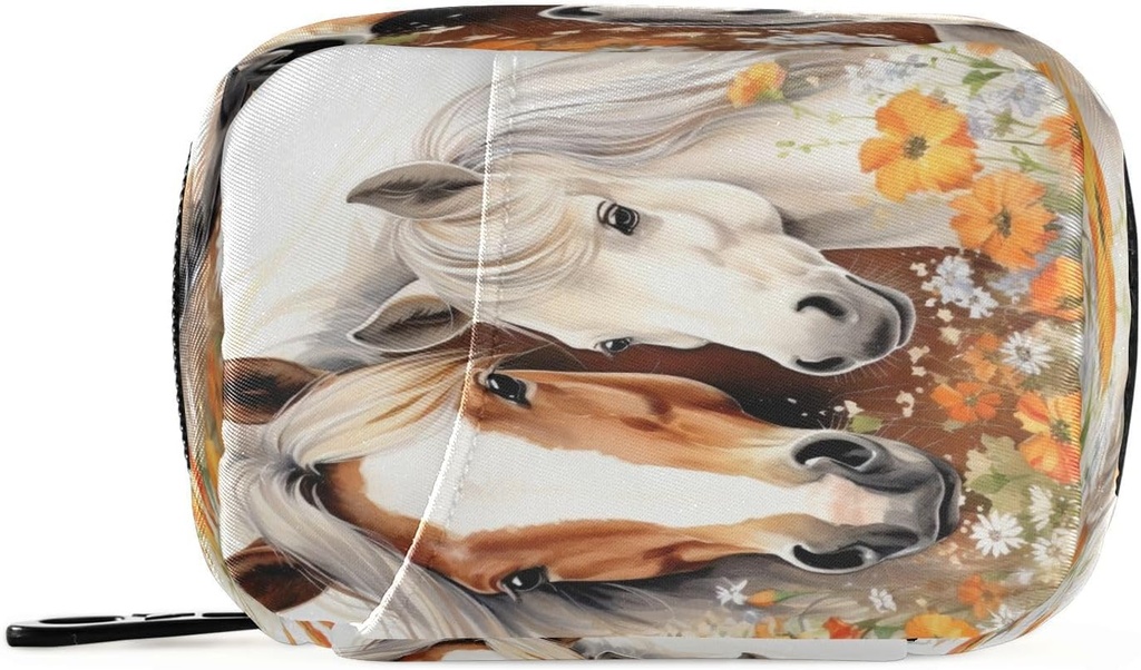 Horse Pill Organizer Case Portable Weekly Daily Pill Case Bag Ekspert Dəstək Dəstək üçün kabel