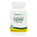 NaturesPlus Potassium Iodide - 150 mcg, 100 Tablets - Vegan, Gluten Free - 100 Servings