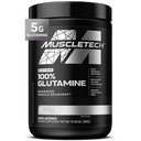 MuscleTech Glutamine Powder | 100% Pure L Glutamine Powder | Post Workout Recovery Drink | L-Glutamine Powder for Men & Women | Muscle Recovery | Unflavored (60 Servings)
