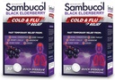 Sambucol Cold və Flu Yardım Tabletləri - Evopatik Cold Medicine, Nasal & Sinus Kongestion Yardım, Runny Nose, Coughing üçün istifadə edin - Black Elderberry, 30 Count, 2-Pack