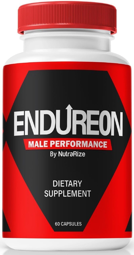 NutraRize Endureon Pills - Offisiell Endureon Pro Formula med en naturlig ingredienser for å hjelpe støtte energi, utholdenhet og daglig tillit, enkle å ta piller (60 kapsler)