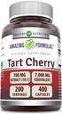 Amazing Formulas Tart Cherry Extract 700 Mg Extract (10: 1) Per Serving Capsules Suplement (400 Count, 1 Pack)