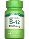 Nature's Truth Vitamin B12 | 1000 mcg | 60 Softgels | Non-GMO & Gluten Free Supplement